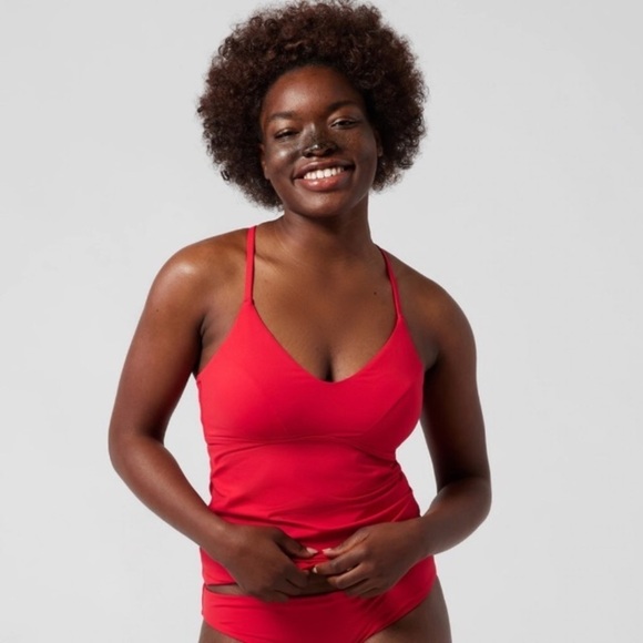 NWT! Athleta Matador Red Triangle Tankini A-C - Multiple Sizes - Picture 3 of 8